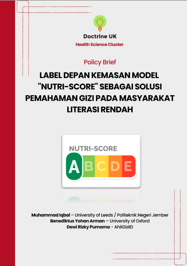 Teaser image for Label Depan Kemasan "Nutri-Score" sebagai Solusi Pemahaman Gizi pada Masyarakat Literasi Rendah